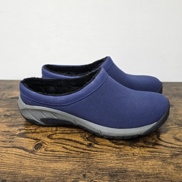 Merrell Encore Crystal Clogs Slip On Shoes Women's Size 8.5 Blue EUC - Picture 3 of 9